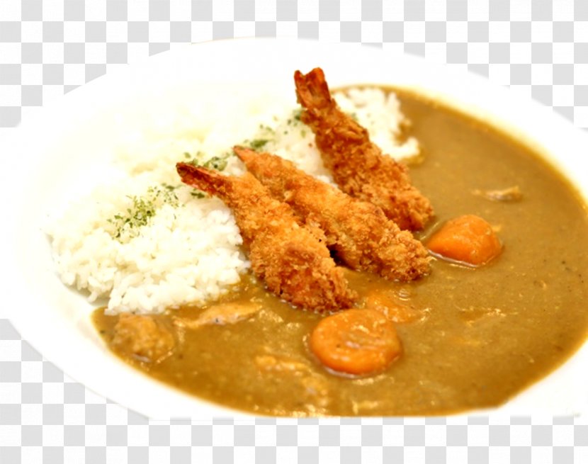 Japanese Curry Rice And Chicken Katsu Tonkatsu Fried Prawn - Deep Frying Transparent PNG