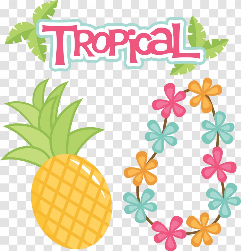 Digital Scrapbooking Clip Art - Ananas - Summer Beach Party Transparent PNG