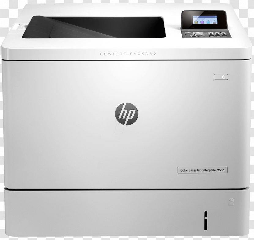 Hewlett-Packard HP LaserJet Enterprise M553 M552 Laser Printing - Hp Color Laserjet - Hewlett-packard Transparent PNG
