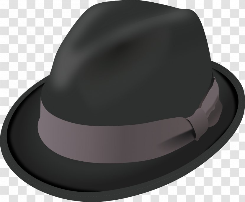 Fedora Hat Trilby Clip Art - Royaltyfree - Hats Transparent PNG