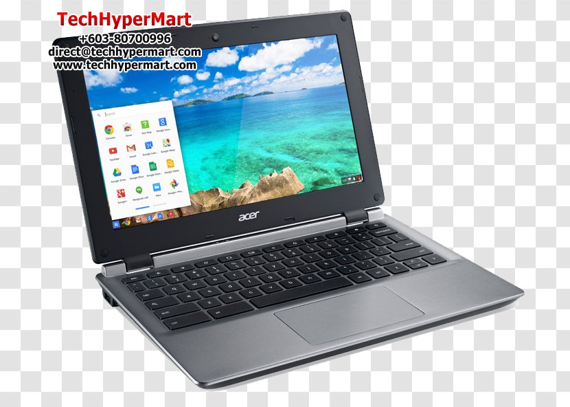 Laptop Acer Chromebook 11 C730 Celeron RAM CB3 - Computer Transparent PNG