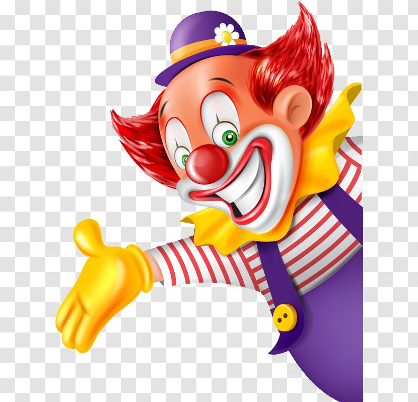 It Joker Clown Clip Art - Cartoon Transparent PNG