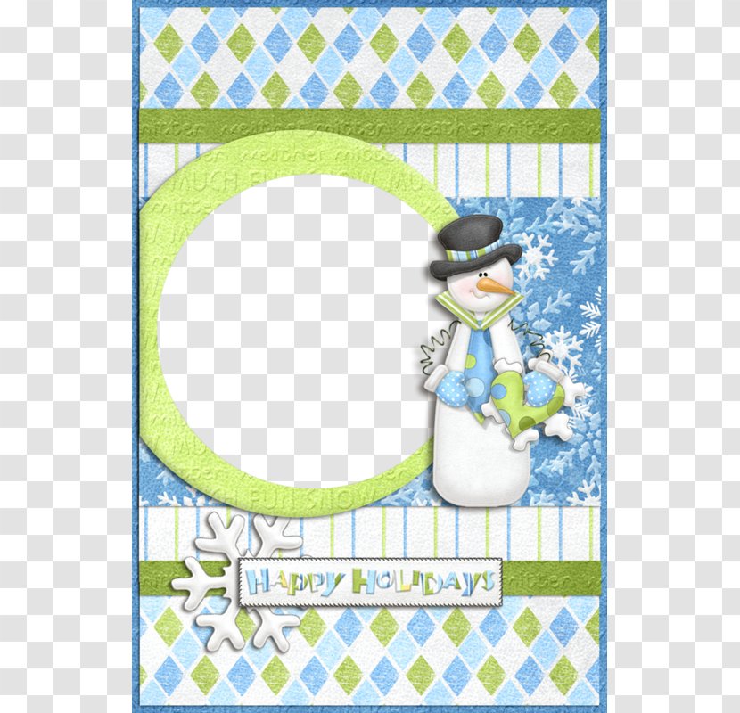 Christmas Snowman Picture Frames - Frame Transparent PNG