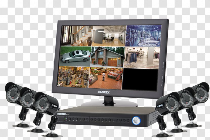 Surveillance Closed-circuit Television Security Alarms & Systems Wireless Camera - Lcd Tv - COMPUS Transparent PNG