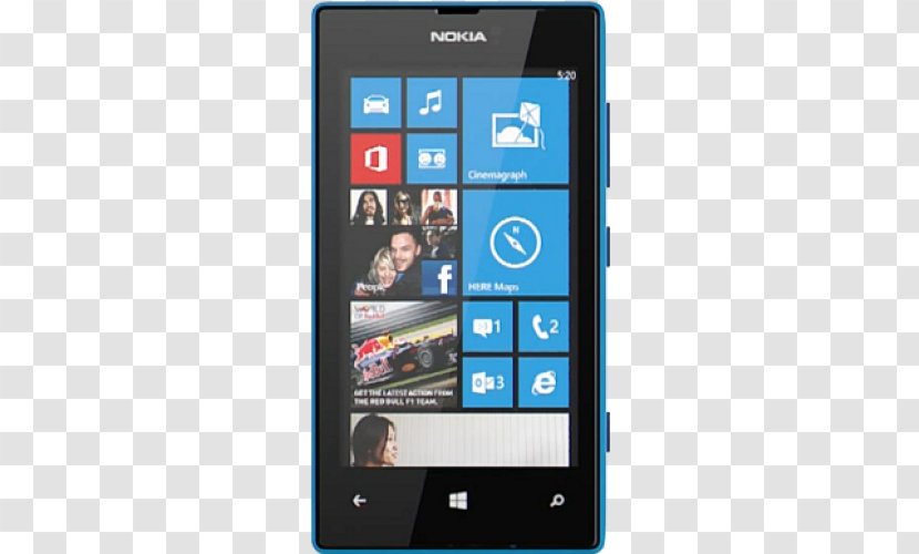 Nokia Lumia 520 920 610 Windows Phone 8 Smartphone Transparent PNG