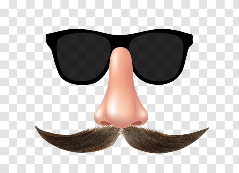 Moustache Groucho Glasses - Vision Care - Mustache Transparent PNG