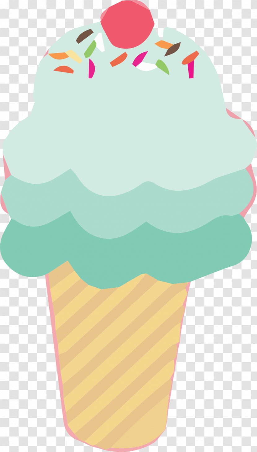 Ice Cream Cones Chocolate Brownie Clip Art - Yellow Transparent PNG