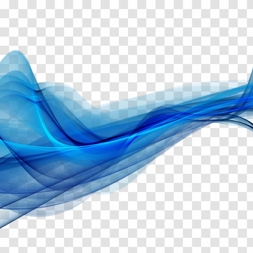 Line Blue - Transparency And Translucency - Vector Flow Background Transparent PNG