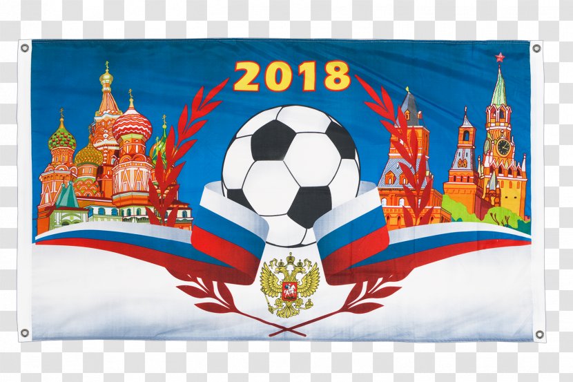 2018 World Cup Russia National Football Team Flag - Flagpole Transparent PNG