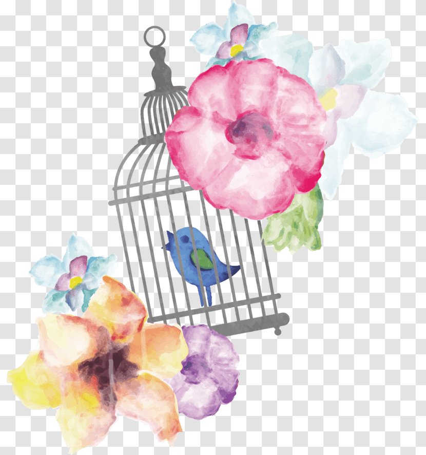 Floral Design Bird Image - Floristry - On Flower Transparent PNG