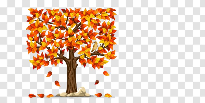 Autumn Leaf Color Fall Tree - Plane - Belonging Ornament Transparent PNG