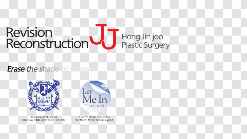 Logo JJ Hong Jin-joo Plastic Surgery Brand Trademark - Blue - Design Transparent PNG