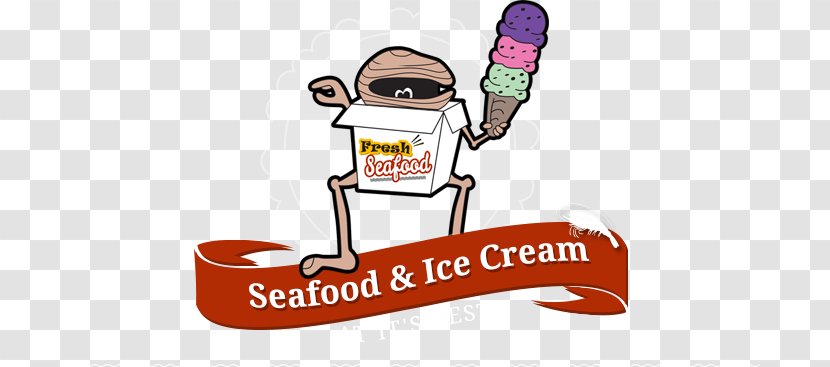 The Clam Box Ice Cream Cones Restaurant Logo - Crawford Hotel - Seafood Transparent PNG