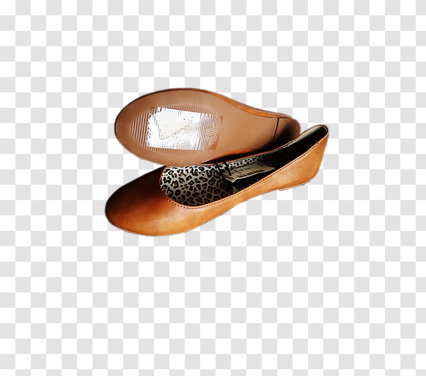 Ballet Flat Product Design Sandal Shoe - Beige Transparent PNG