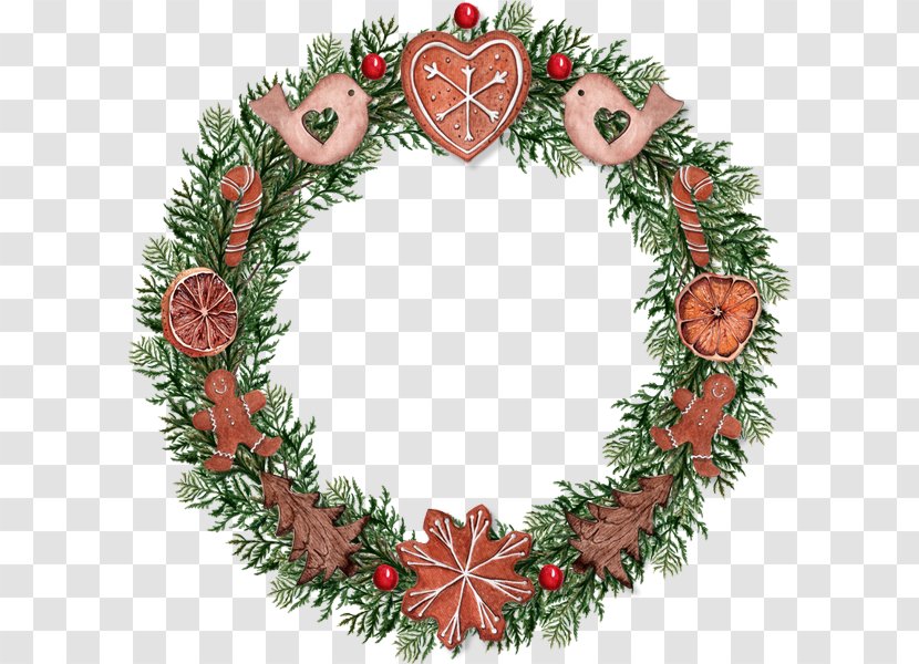 Christmas Ornament Wreath Transparent PNG