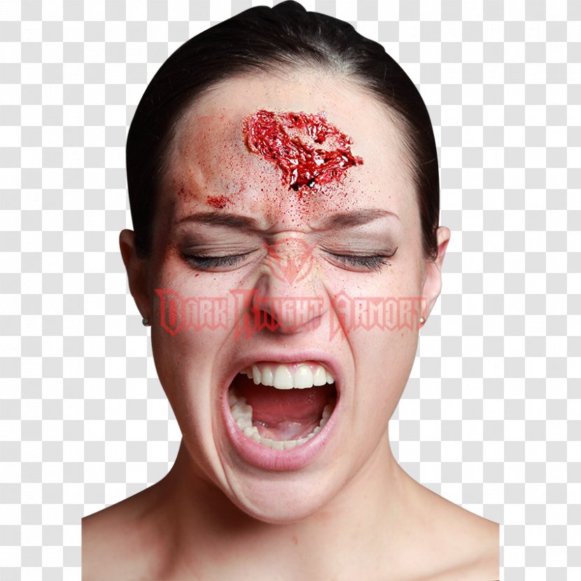 Wound Party Halloween Make-up Disguise - Close Up Transparent PNG