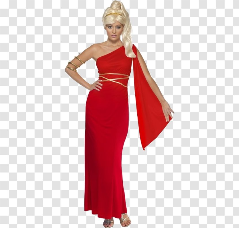 Aphrodite Costume Party Toga Goddess - Neck Transparent PNG