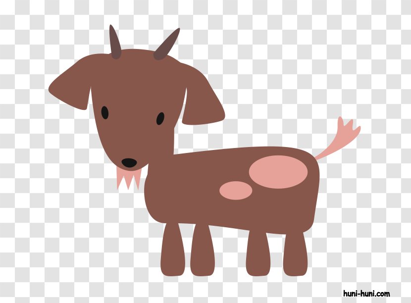 Goat Puppy Flashcard Cattle Learning - Deer Transparent PNG