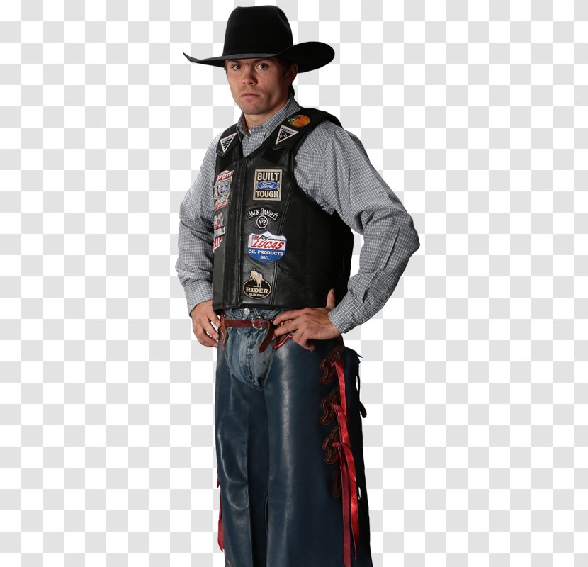 Shane Proctor Professional Bull Riders Riding Cowboy Rodeo - Outerwear - Wrecks Transparent PNG