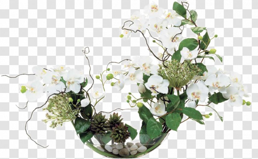 Floral Design Flower Bouquet Glass Arrangement - White Transparent PNG
