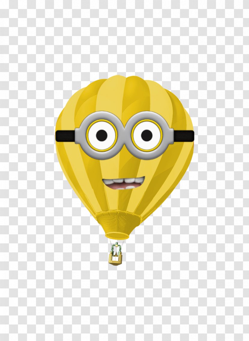 Hot Air Balloon Emoticon Smiley - Minions Transparent PNG