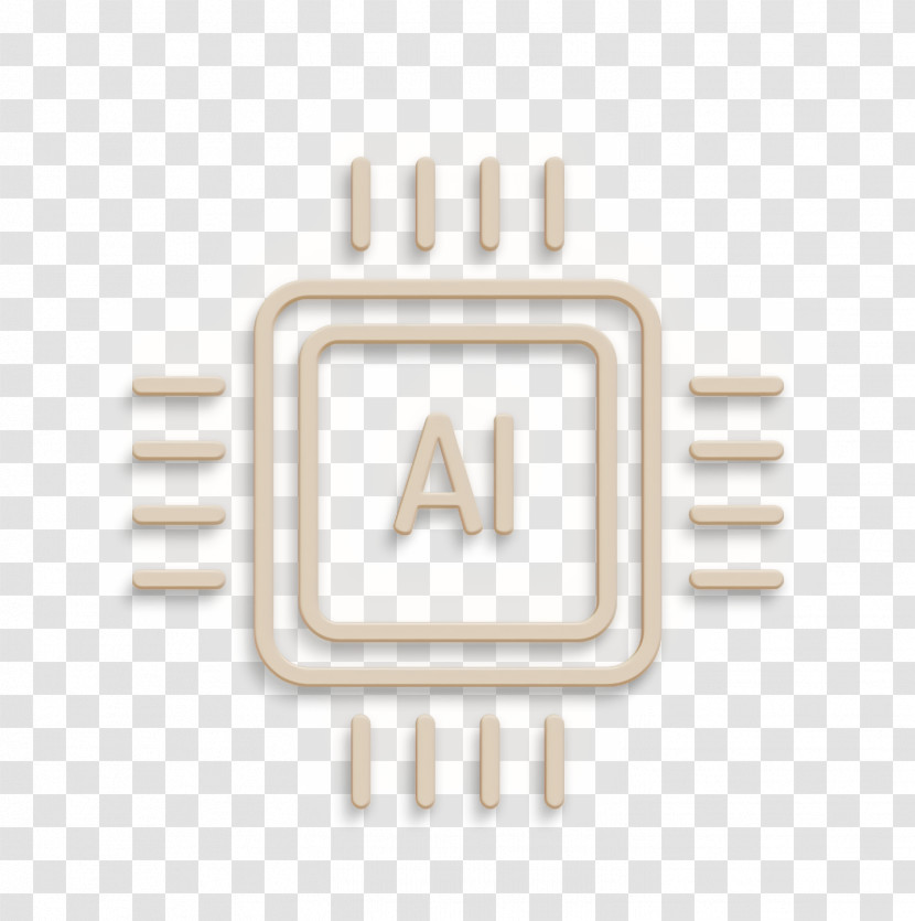 Chip Icon Artificial Intelligence Icon AI Icon Transparent PNG