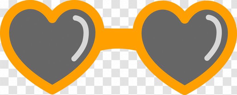 Sunglasses Clip Art - Heart Transparent PNG