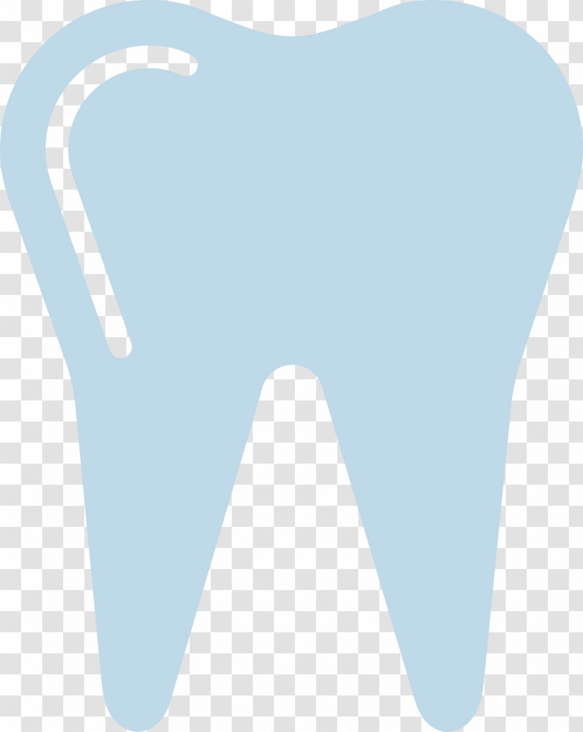 Tooth Pathology Blue - Heart - Teeth Transparent PNG