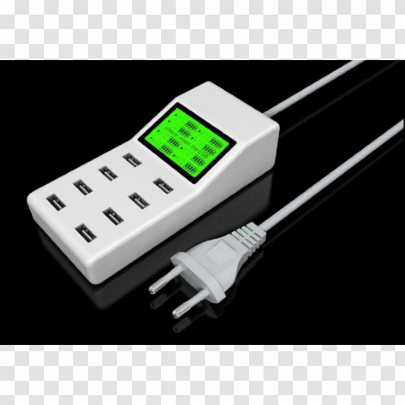 Battery Charger USB Electric Computer Port AC Adapter - Ac Power Plugs And Sockets Transparent PNG