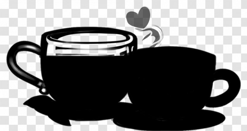 Coffee Cup Mug M Product - Blackandwhite Transparent PNG