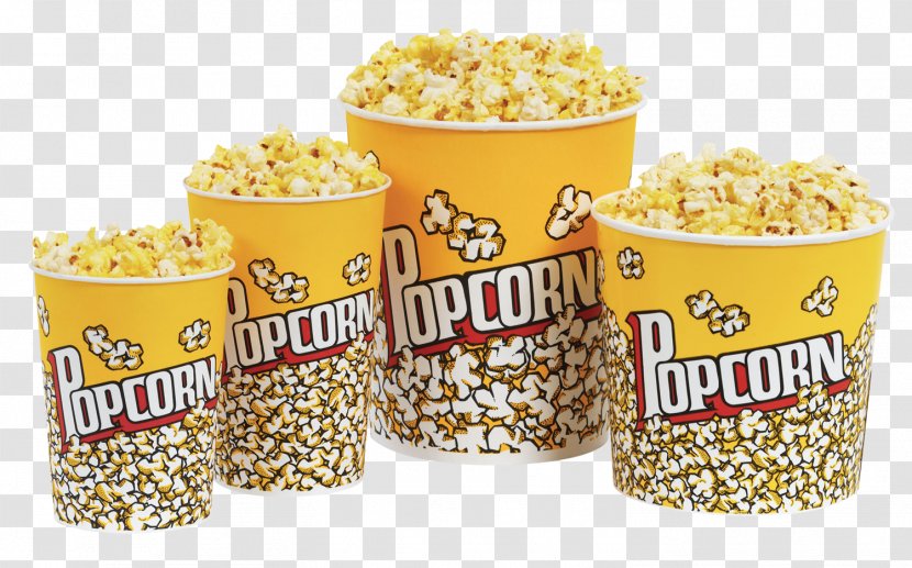 Popcorn Soft Drink Cinema Butter Food Transparent PNG