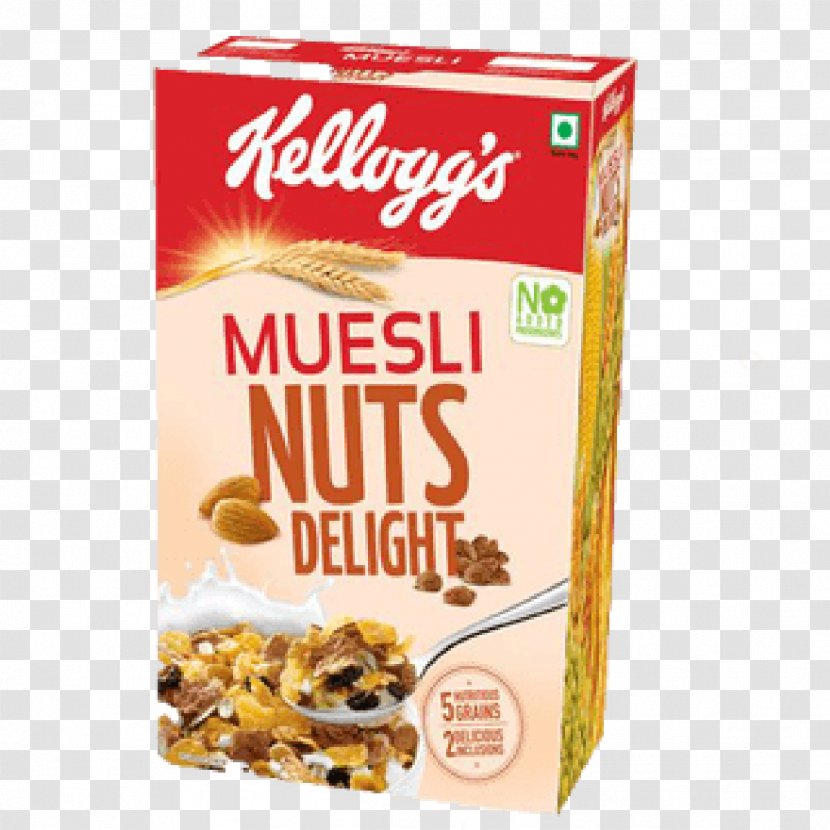 Corn Flakes Kellogg's Muesli Nuts Delight - Sugar Transparent PNG
