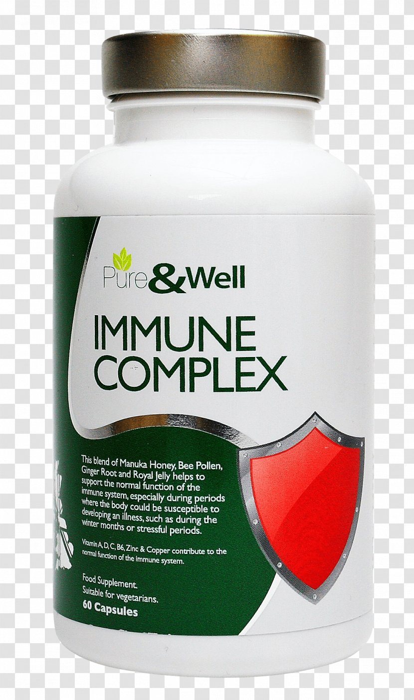 Dietary Supplement Immune System Complex Vitamin - Honey - Coconut Jelly Transparent PNG
