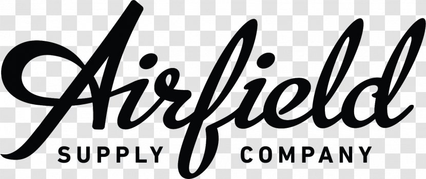 Airfield Supply Co. Bergenfield Logo San Jose Race To The Row - Black And White - Diepholz Circuit Transparent PNG