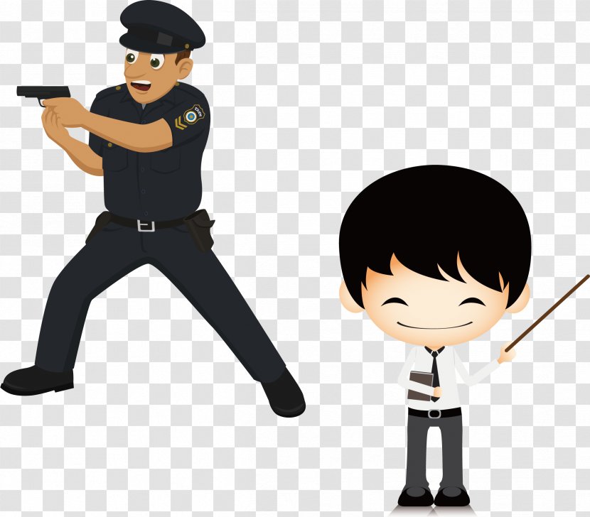 Cartoon Police Officer Clip Art - Play - Alarm Transparent PNG