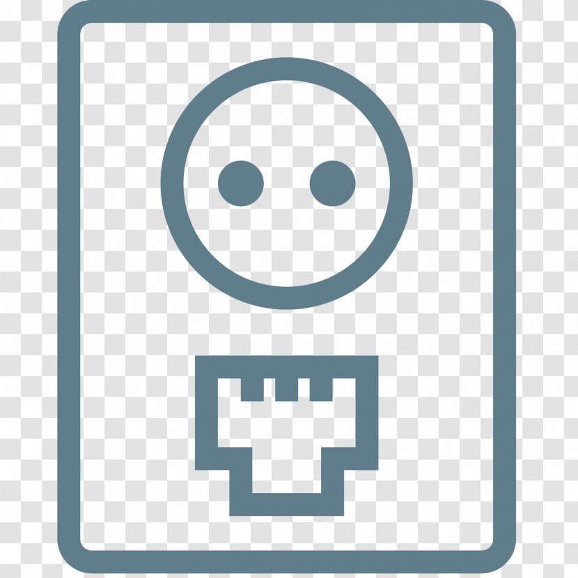 Power-line Communication Computer Network Icons8 - Emoticon - Outline Transparent PNG