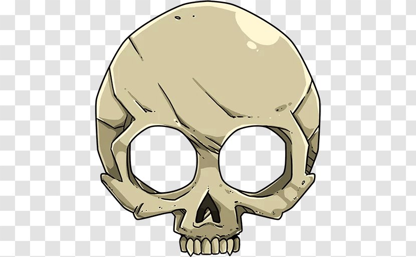 Sticker Skull Nose - Head Transparent PNG