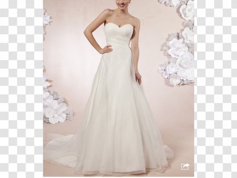 Wedding Dress Bride Neckline Gown - Cartoon Transparent PNG