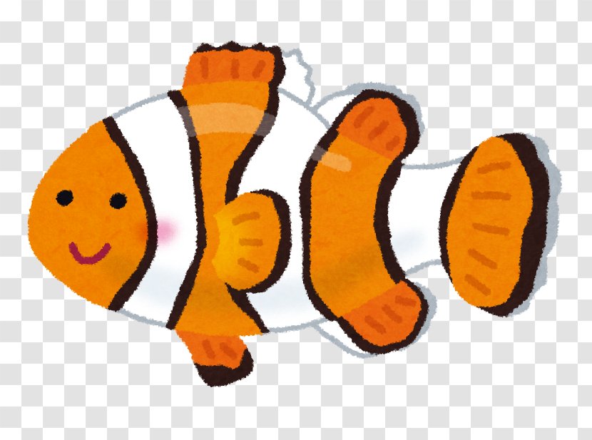 Ocellaris Clownfish Clark's Anemonefish Clip Art Illustration - Heart - Cartoon Fish Transparent PNG