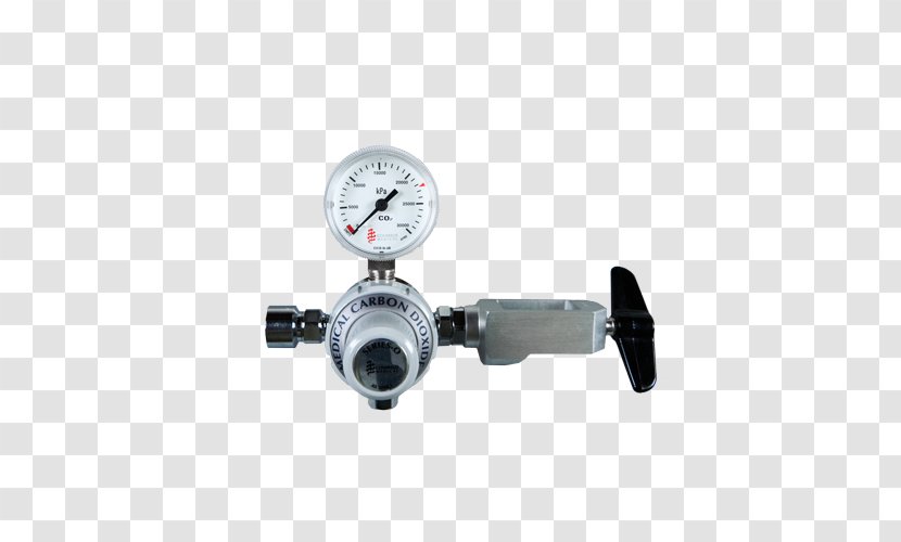 Carbon Dioxide Pressure Regulator Oxygen Medical Gas Supply - Carbogen - Handwheel Transparent PNG