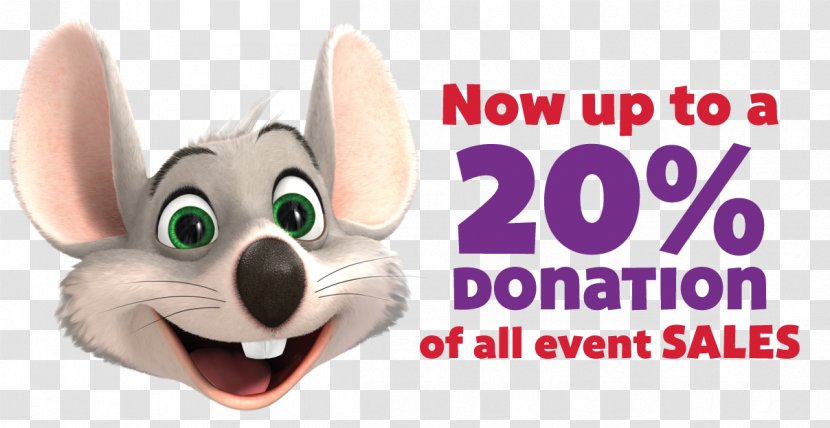 Fundraising Puppy Chuck E. Cheese's Donation School - E Cheese Transparent PNG