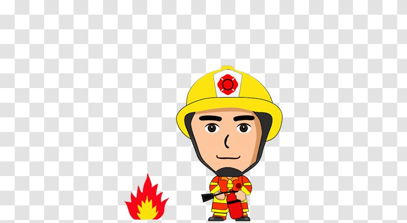 Firefighter Fire Engine Department - Fictional Character - Little Fireman Transparent PNG