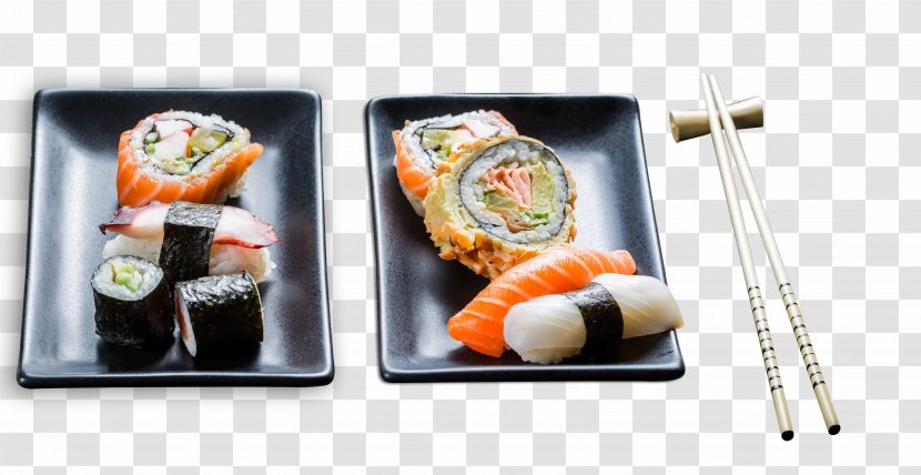 Sushi Japanese Cuisine Asian California Roll Seafood - Fish Transparent PNG