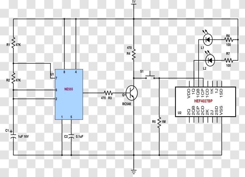 Electronic Circuit Diagram Electronics Schematic Electrical Network - Parallel Transparent PNG