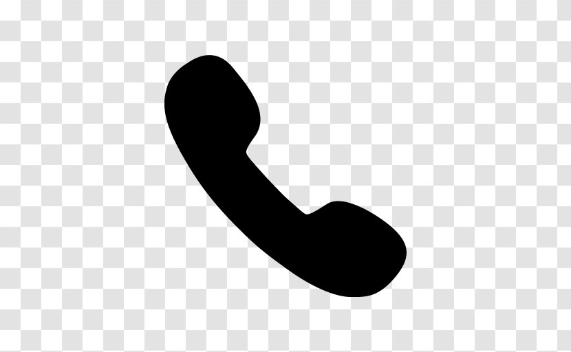 Telephone - Black And White - Phone Icon Transparent PNG