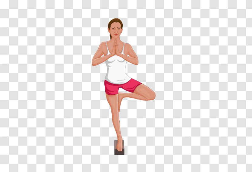 Vriksasana Balance Yoga Baddha Koṇāsana Salabhasana - Silhouette Transparent PNG