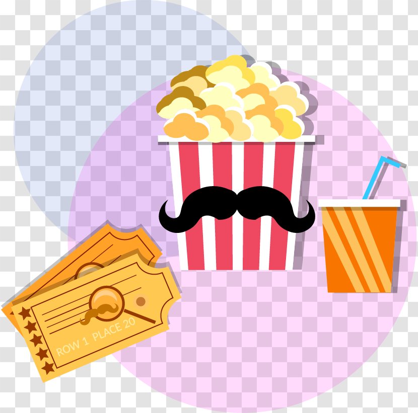 PopCorn Drink Clip Art - Snack - Hand-painted Pattern Popcorn Drinks Transparent PNG