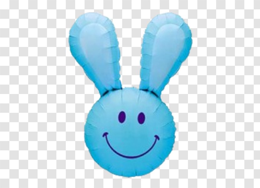 Toy Balloon Smiley Easter Bunny Hop Bunny! - Birthday - Baby Transparent PNG