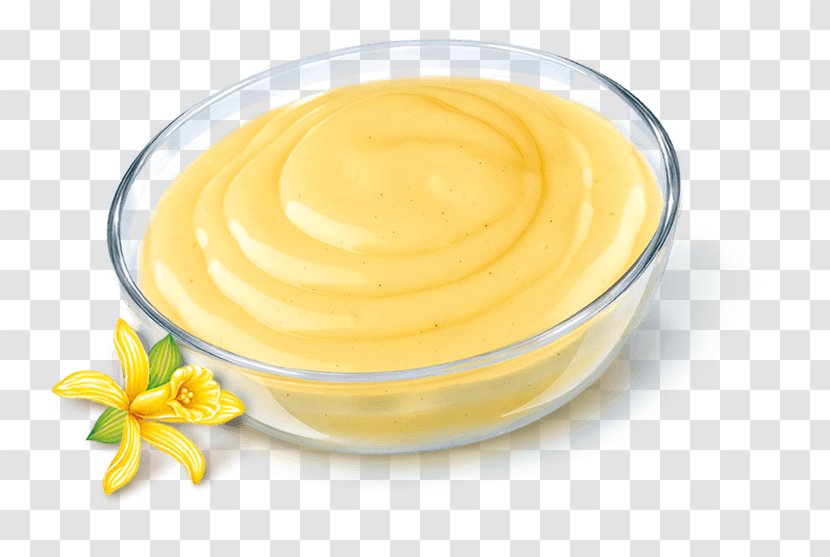 Crème Fraîche Custard Mango Pudding Aioli Anglaise Transparent PNG