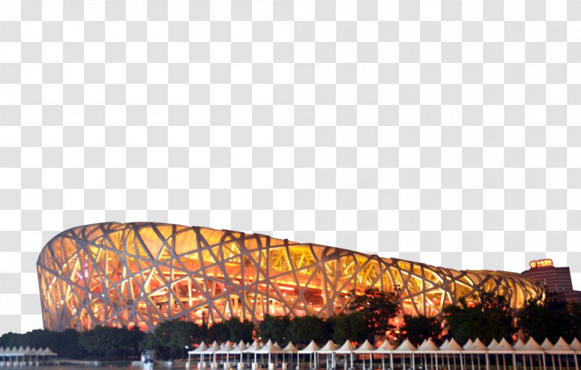 Beijing National Stadium Olympic Games Architecture - Bird's Nest Transparent PNG